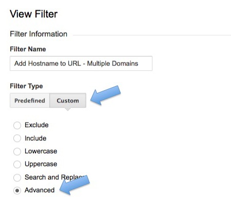 Add Hostname to URL in Analytics