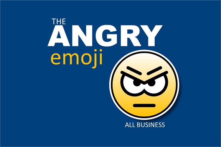 the angry emoji